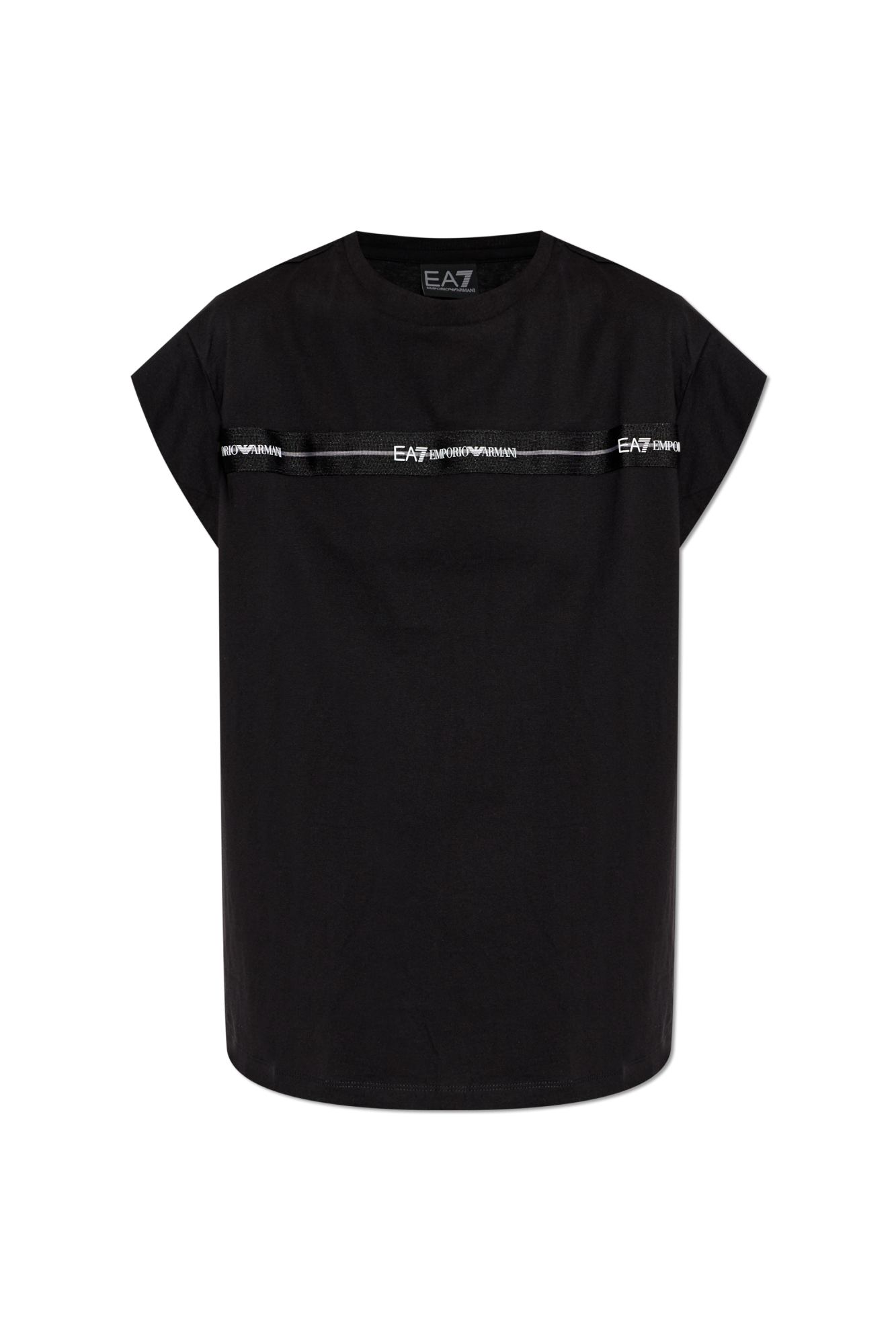 Black Top with printed logo EA7 Emporio Armani - Vitkac Canada